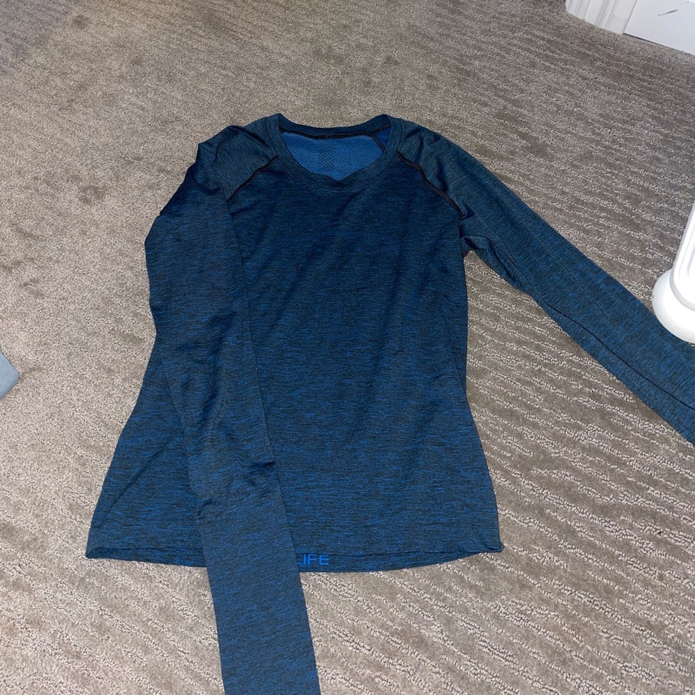 lululemon blue long sleeve
